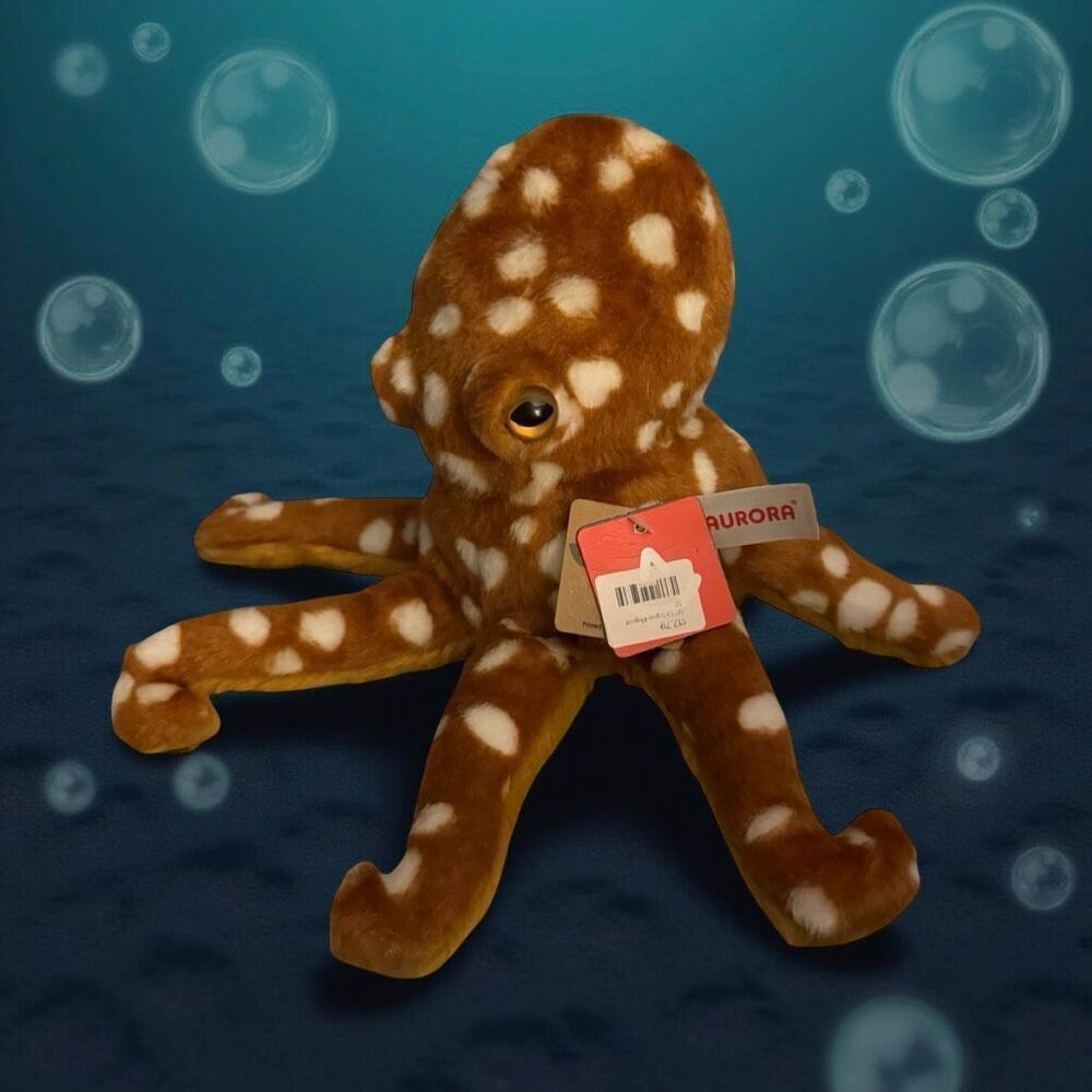 NWT Aurora Flopsie Octopus Deep Sea Creature Plush